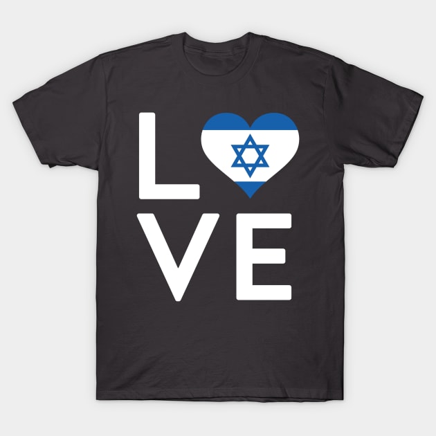 I Love Israel 70ths Anniversary Israeli Patriotic T-Shirt by Macy XenomorphQueen